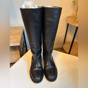 COS Black Leather Riding Boots. Gorgeous Leather. Worn only a handful of times.